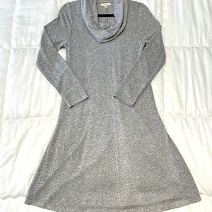 Cupio heather gray turtle neck dress.